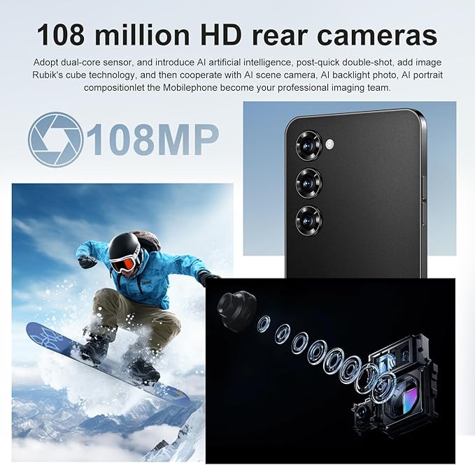 C24 Ultra 5G Unlocked Smartphone | 12GB RAM 512GB | Android 14 | 6800mAh | 6.8"